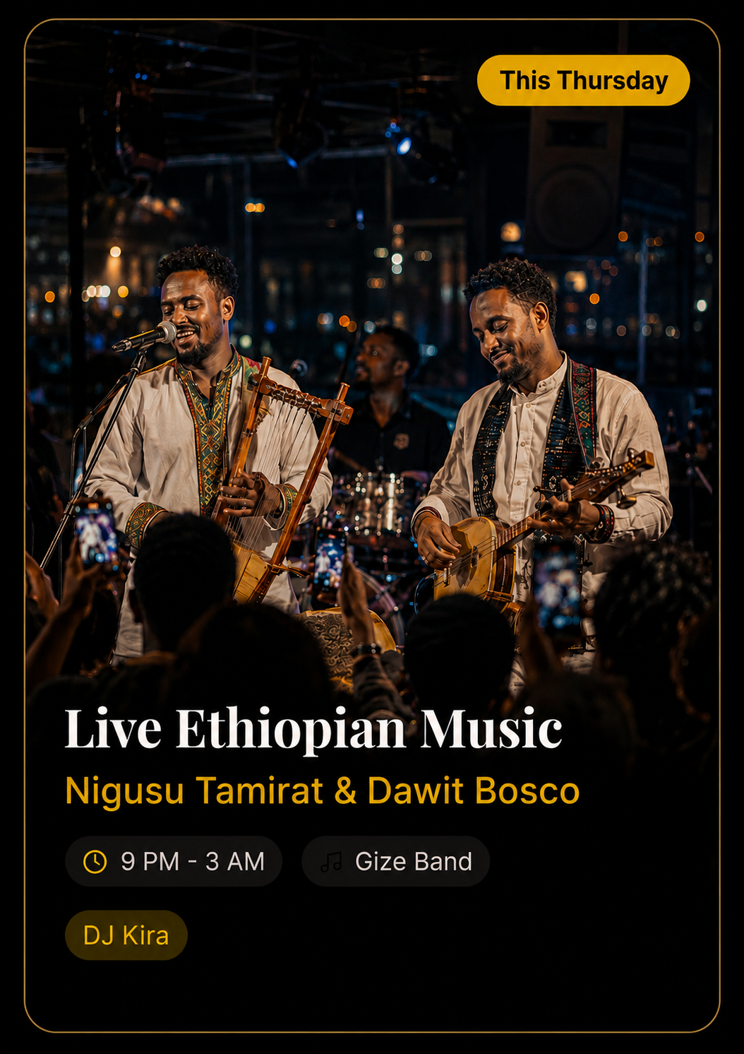 Live Ethiopian Music Performance